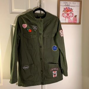 NWOT Khaki Olive Green Jacket forever21 🔥